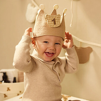 Couronne d'Anniversaire avec Chiffres - Teddy Bear