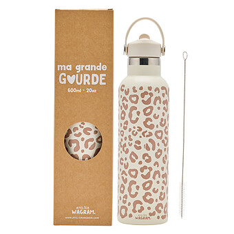 Gourde Inox Léopard - 600 ml