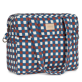 Sac à Langer Hyde Park - Mosaïque Bleu et Rouge