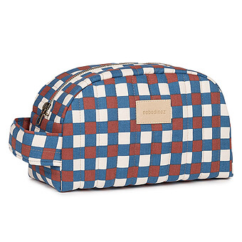 Trousse de Toilette Hyde Park - Mosaïque Bleu et Rouge