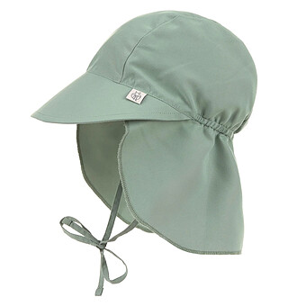 Casquette Protège Nuque Anti-UV Vert - 7/12 Mois
