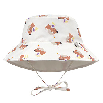 Chapeau Anti-UV Réversible Ice Cream Chien Sel Marin - 3/6 Mois