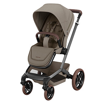 Poussette Trio Fame - Siège Auto Pebble 360 Pro² i-Size Groupe 0+ - Nacelle Fame -Twillic Truffle
