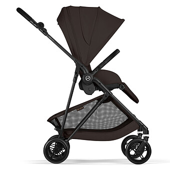Poussette Citadine Melio 2026 Châssis Carbon - Chocolate Brown