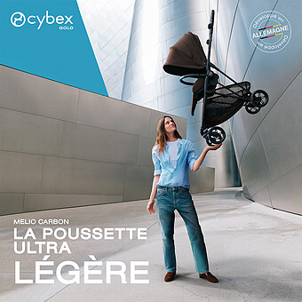 Poussette Citadine Melio 2026 Châssis Carbon - Dune Grey