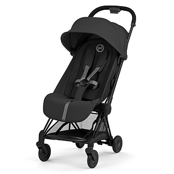 Poussette Ultra-compacte Coyä Confort Châssis Matt Black - Sepia Black