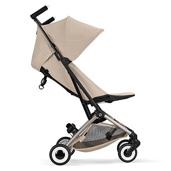 Poussette Ultra-compacte Libelle 2026 Châssis Taupe - Almond Beige