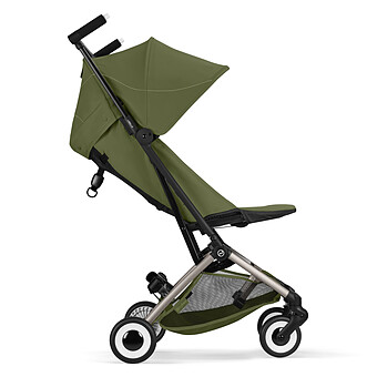 Poussette Ultra-compacte Libelle 2026 Châssis Taupe - Moss Green