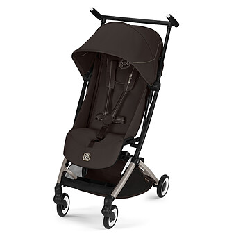Poussette Ultra-compacte Libelle 2026 Châssis Taupe - Chocolate Brown