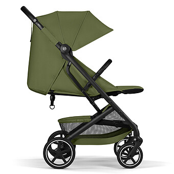 Poussette Citadine Ultra-compacte Beezy Châssis Black - Moss Green
