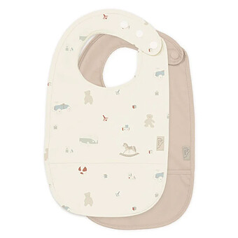 Lot de 2 Bavoirs à Poche - Vintage Toys