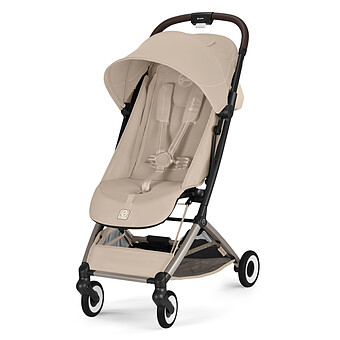 Poussette de Voyage Ultra-compacte Orfeo 2026 Châssis Taupe - Almond Beige