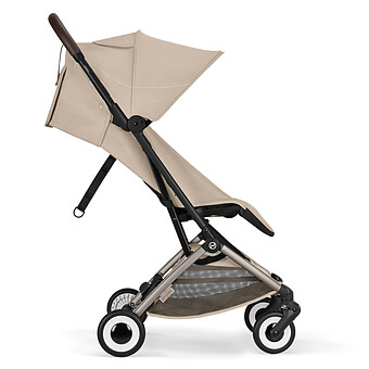 Poussette de Voyage Ultra-compacte Orfeo 2026 Châssis Taupe - Almond Beige
