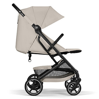 Poussette Citadine Ultra-compacte Beezy Châssis Black - Dune Grey