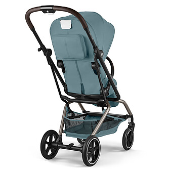 Poussette Compacte Eezy S Twist+2 2026 Châssis Taupe - Stormy Blue