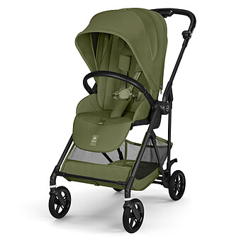 Poussette Citadine Melio 2026 Châssis Carbon - Moss Green