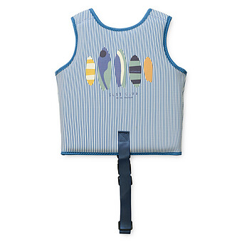 Gilet de Nage Dove Stripe Riverside / Crème de la Crème - 1/2 Ans 