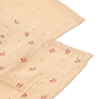 Lot de 2 Langes Lewis - Mini Butterfly / Apple Blossom Mix