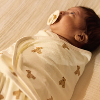 Gigoteuse d'Emmaillotage Mini Teddy Bear - 0/3 Mois 