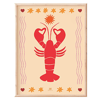 Affiche Le Homard - 40 x 30 cm