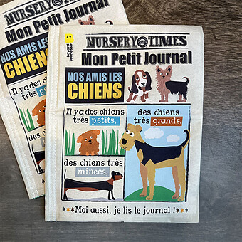 Mon Journal en Tissu - Nos Amis les Chiens