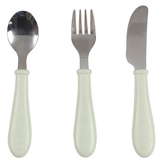 Set 3 Couverts Inox - Misty Green