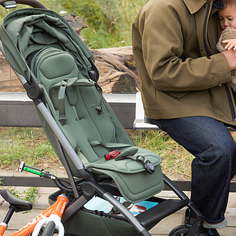 Coussin pour Poussette Confort Respirant - Forest Green