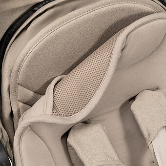 Coussin pour Poussette Confort Respirant - Sandy Taupe