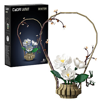 Jeu de Construction Composition Florale Hiver