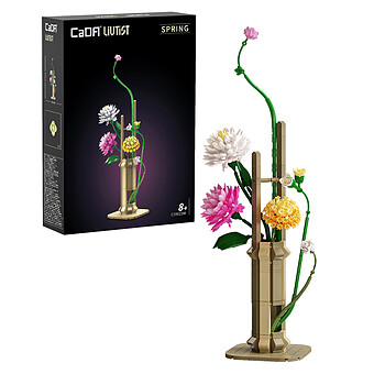 Jeu de Construction Composition Florale Printemps
