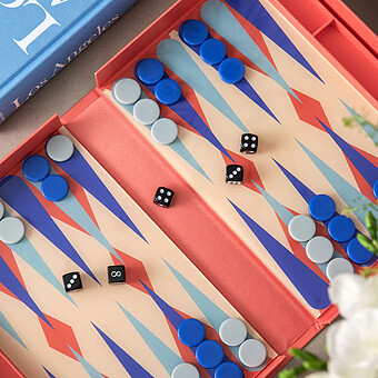 Jeu de Plateau Art of Backgammon Rouge - Classic