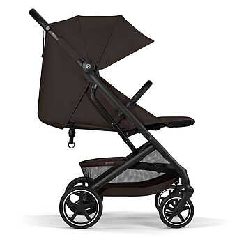 Poussette Citadine Ultra-compacte Beezy Châssis Black - Chocolate Brown