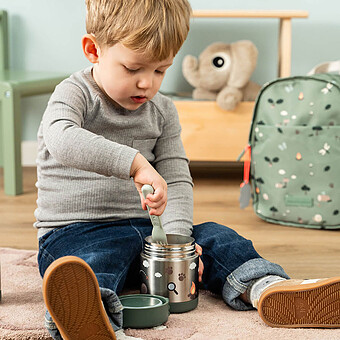 Boîte Repas Isotherme Tiny Trails Vert - 300 ml 