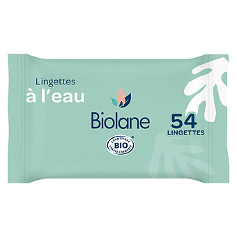 Paquet de 54 Lingettes à l'Eau