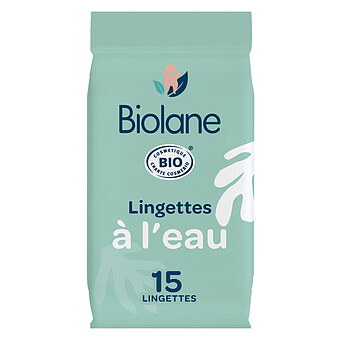Paquet de 15 Lingettes à l'Eau
