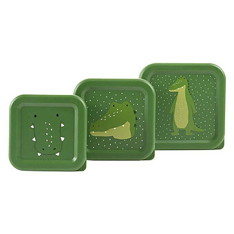 Lot de 3 Boîtes à Goûter - Mr. Alligator
