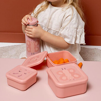 Lot de 3 Boîtes à Goûter - Mrs. Butterfly