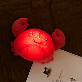 Peluche Veilleuse Théo le Crabe