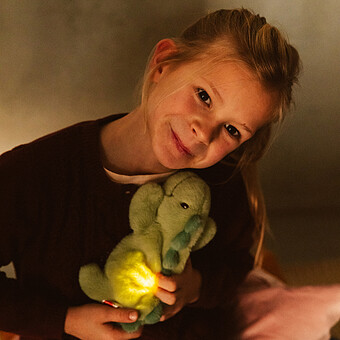 Peluche Veilleuse Jeroom le Dinosaure