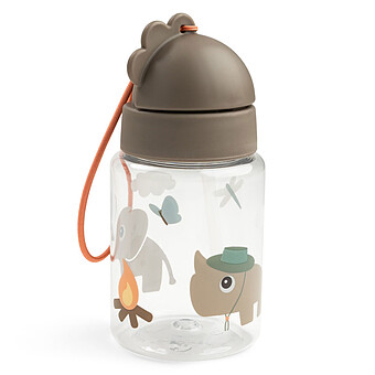 Gourde avec Paille Tiny Trails Sable - 280 ml