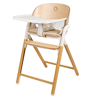 Chaise Haute Celia - White Natural