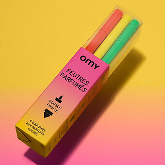 Lot de 9 Feutres Parfumés