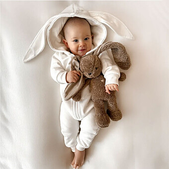 Peluche Veilleuse Lapin - Marron