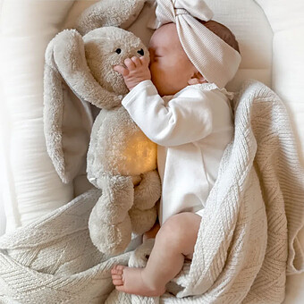Peluche Veilleuse Lapin - Beige