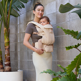 Porte-bébe Omni Deluxe Mesh - Naturel
