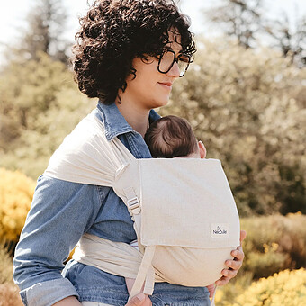Porte-bébé P'tit Evo - Lin Naturel