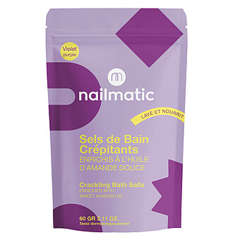 Sels de Bain Crépitants Violet - 60 g