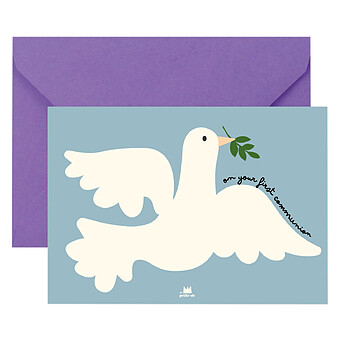Carte Communion Hirondelle