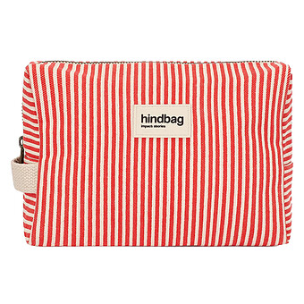 Trousse de Toilette Léon - Riviera Rayures Rouge
