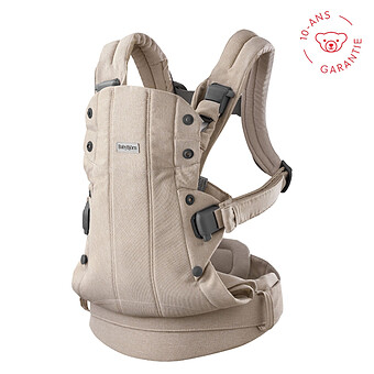 Porte-bébé Harmony Tissé Chiné - Beige Clair